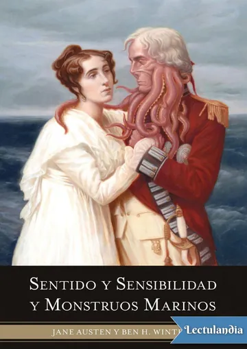 Sentido y sensibilidad y monstruos marinos de Jane Austen, portada del libro