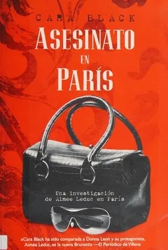 Asesinato en París de Cara Black, portada del libro