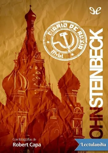 Diario de Rusia de John Steinbeck, portada del libro