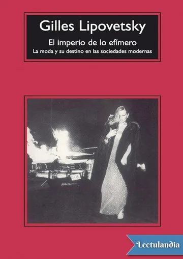 El imperio de lo efímero de Gilles Lipovetsky, portada del libro