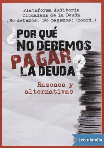 ¿Por qué no debemos pagar la deuda? de AA. VV., portada del libro