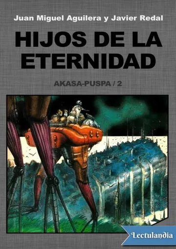 Hijos de la eternidad de Juan Miguel Aguilera, portada del libro