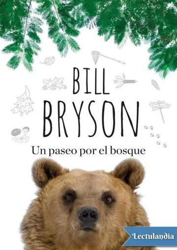 Un paseo por el bosque de Bill Bryson, portada del libro