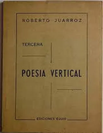 Tercera Poesia Vertical de Roberto Juarroz, portada del libro