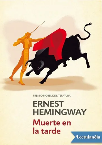 Muerte en la tarde de Ernest Hemingway, portada del libro