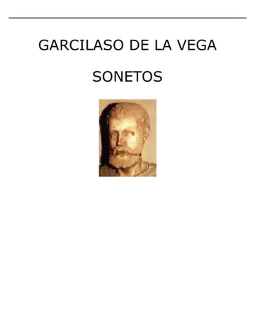 Sonetos de Garcilaso de la Vega, portada del libro