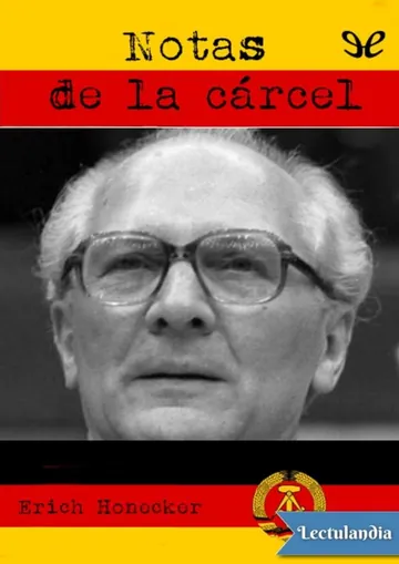 Notas de la cárcel de Erich Honecker, portada del libro