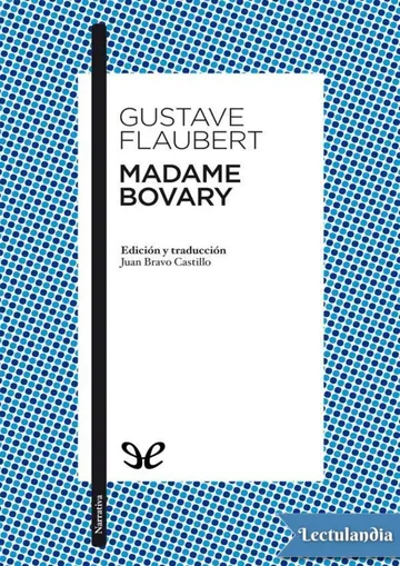 Madame Bovary (trad. Juan Bravo Castillo) de Gustave Flaubert, portada del libro
