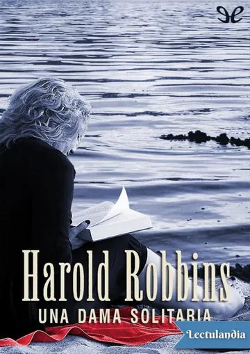 Una dama solitaria de Harold Robbins, portada del libro