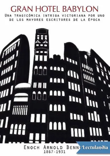 Gran Hotel Babylon de Arnold Bennett, portada del libro