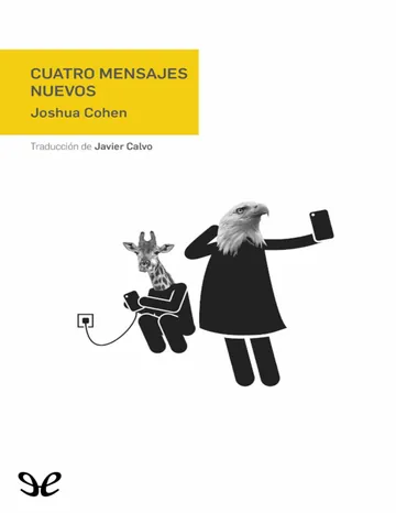 Cuatro mensajes nuevos de Joshua Cohen, portada del libro