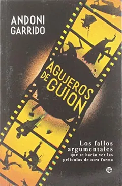 Agujeros de guion de Andoni Garrido, portada del libro