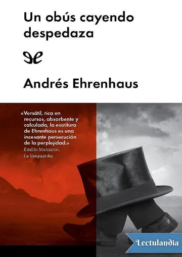 Un obús cayendo despedaza de Andrés Ehrenhaus, portada del libro