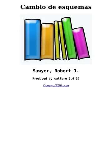 Cambio de esquemas de Robert J. Sawyer, portada del libro