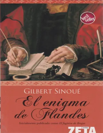 El enigma de Flandes de Gilbert Sinoué, portada del libro