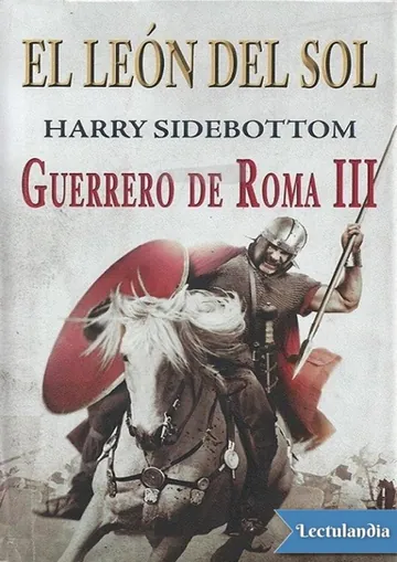 El león del sol de Harry Sidebottom, portada del libro