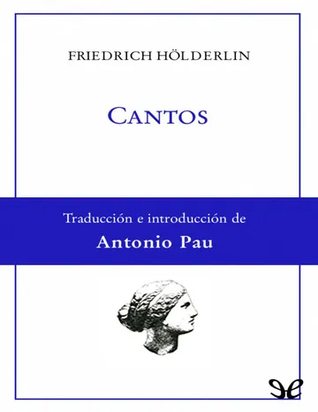 Cantos de Friedrich Holderlin, portada del libro