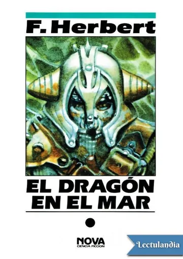 El dragón en el mar de Frank Herbert, portada del libro