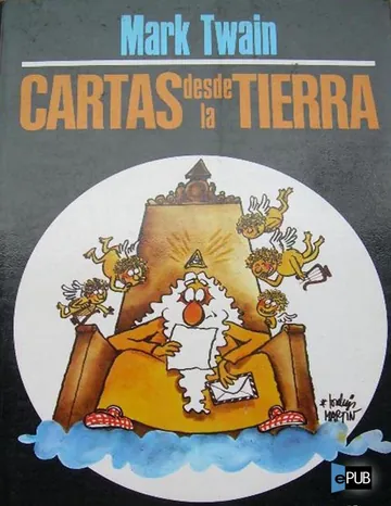 Cartas desde la Tierra de Mark Twain, portada del libro