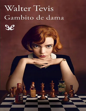 Gambito de dama de Walter Tevis, portada del libro