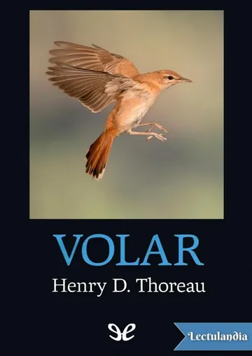 Volar de Henry David Thoreau, portada del libro