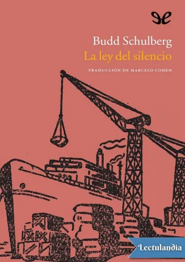 La ley del silencio de Budd Schulberg, portada del libro