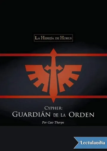 Cypher: Guardián de la Orden de Gav Thorpe, portada del libro