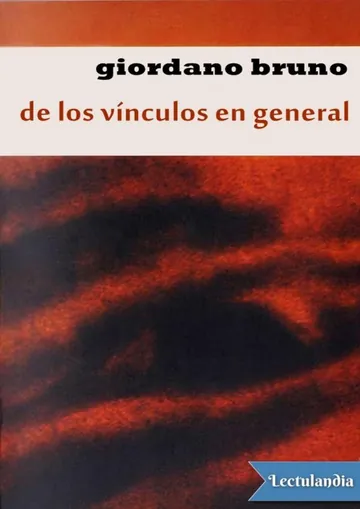 De los vínculos en general de Giordano Bruno, portada del libro