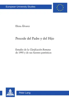 Procede del Padre y del Hijo - Elena. Álvarez