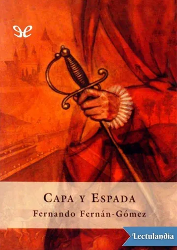 Capa y espada de Fernando Fernán Gómez, portada del libro