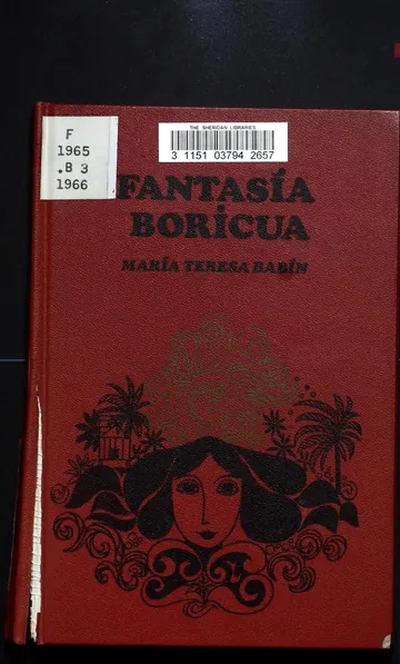 Fantasia Boricua de Maria Teresa Babin, portada del libro