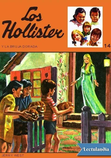 Los Hollister y la bruja dorada de Jerry West, portada del libro