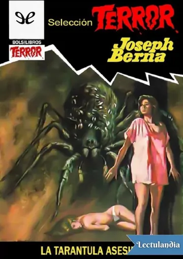 La tarántula asesina de Joseph Berna, portada del libro