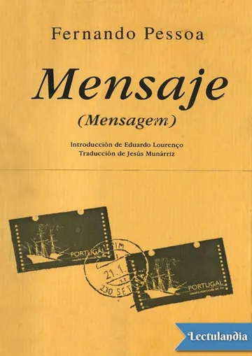 Mensaje de Fernando Pessoa, portada del libro