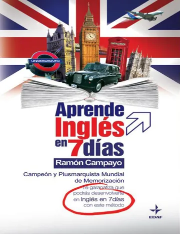 Aprende inglés en 7 días de Ramon Campayo, portada del libro