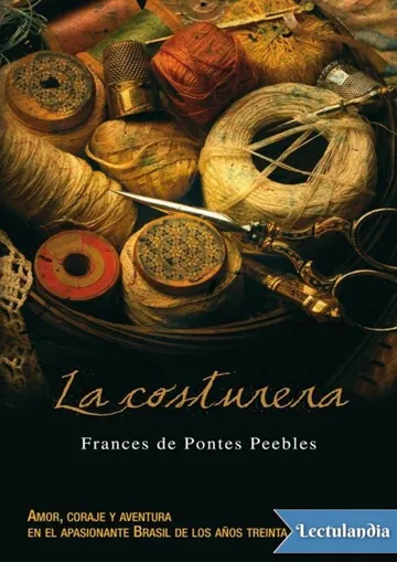 La costurera de Frances de Pontes Peebles, portada del libro