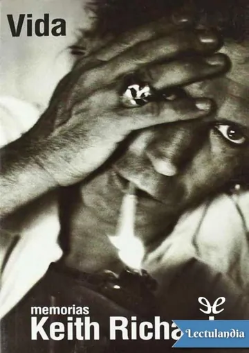Vida de Keith Richards, portada del libro