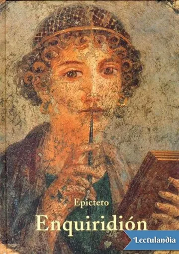 Enquiridión de Epicteto, portada del libro