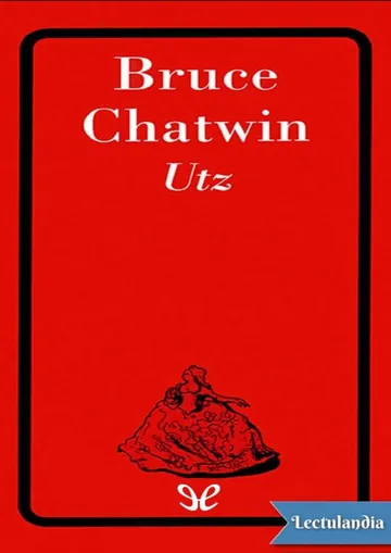 Utz de Bruce Chatwin, portada del libro