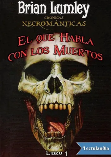 El que habla con los muertos de Brian Lumley, portada del libro