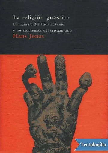 La religión gnóstica de Hans Jonas, portada del libro