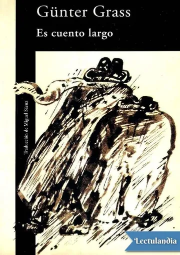 Es cuento largo de Günter Grass, portada del libro