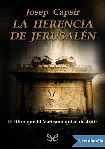 La herencia de Jerusalén de Josep Capsir, portada del libro