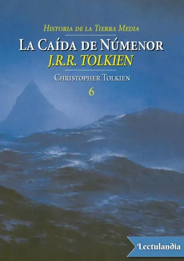 La Caída de Númenor de J. R. R. Tolkien, portada del libro