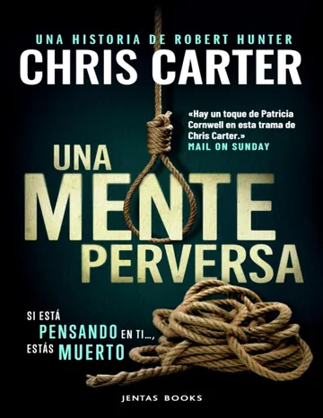 Una mente perversa de Chris Carter, portada del libro