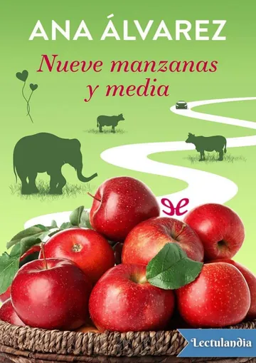 Nueve manzanas y media de Ana Álvarez, portada del libro