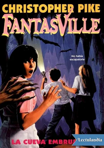 La cueva embrujada de Christopher Pike, portada del libro