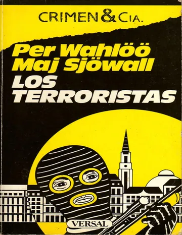 Los terroristas de Per Wahloo, Maj Sjöwall, portada del libro