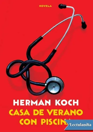 Casa de verano con piscina de Herman Koch, portada del libro