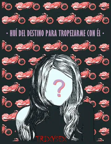 HUÍ DEL DESTINO PARA TROPEZARME CON EL. de Trixysex S., portada del libro